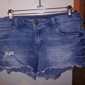 STS Blue distressed denim shorts